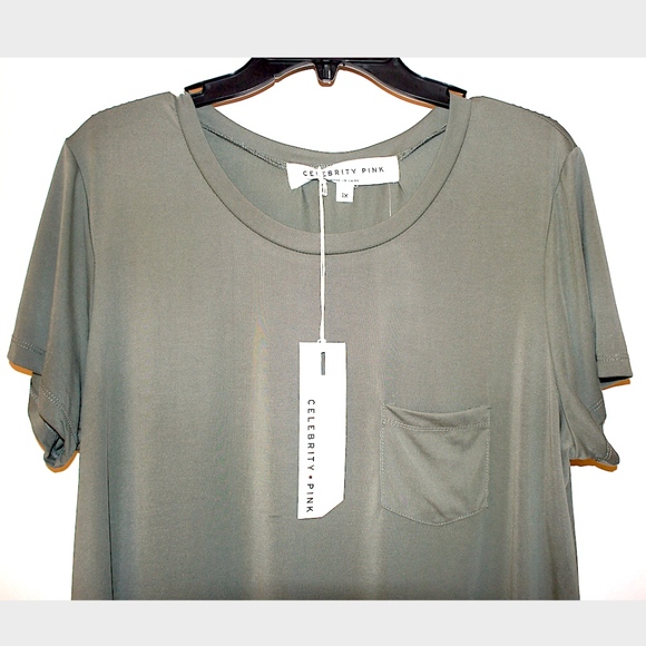 Celebrity Pink Trendy Plus Size Green Gable - Picture 3 of 6